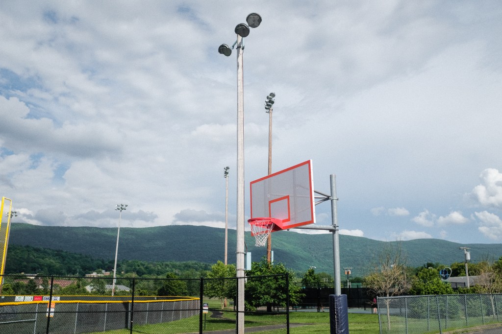 Basketball hoop with view MA