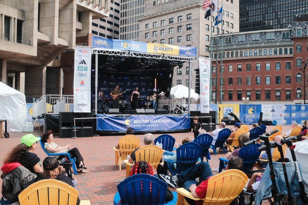 Boston marathon pre-race concert