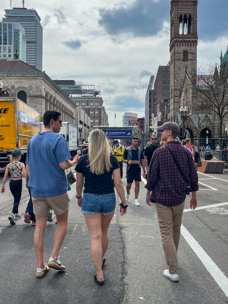 Boston Marathon finish line