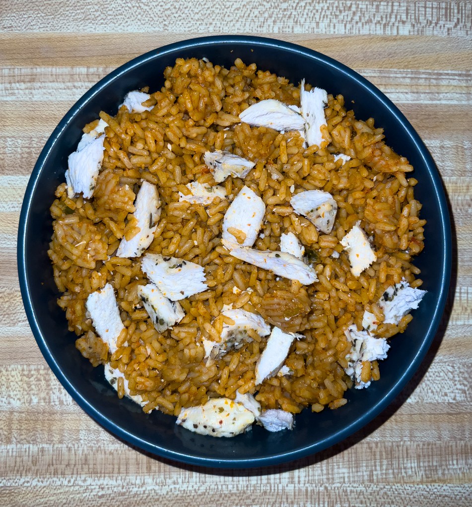 Chicken and Spanish rice