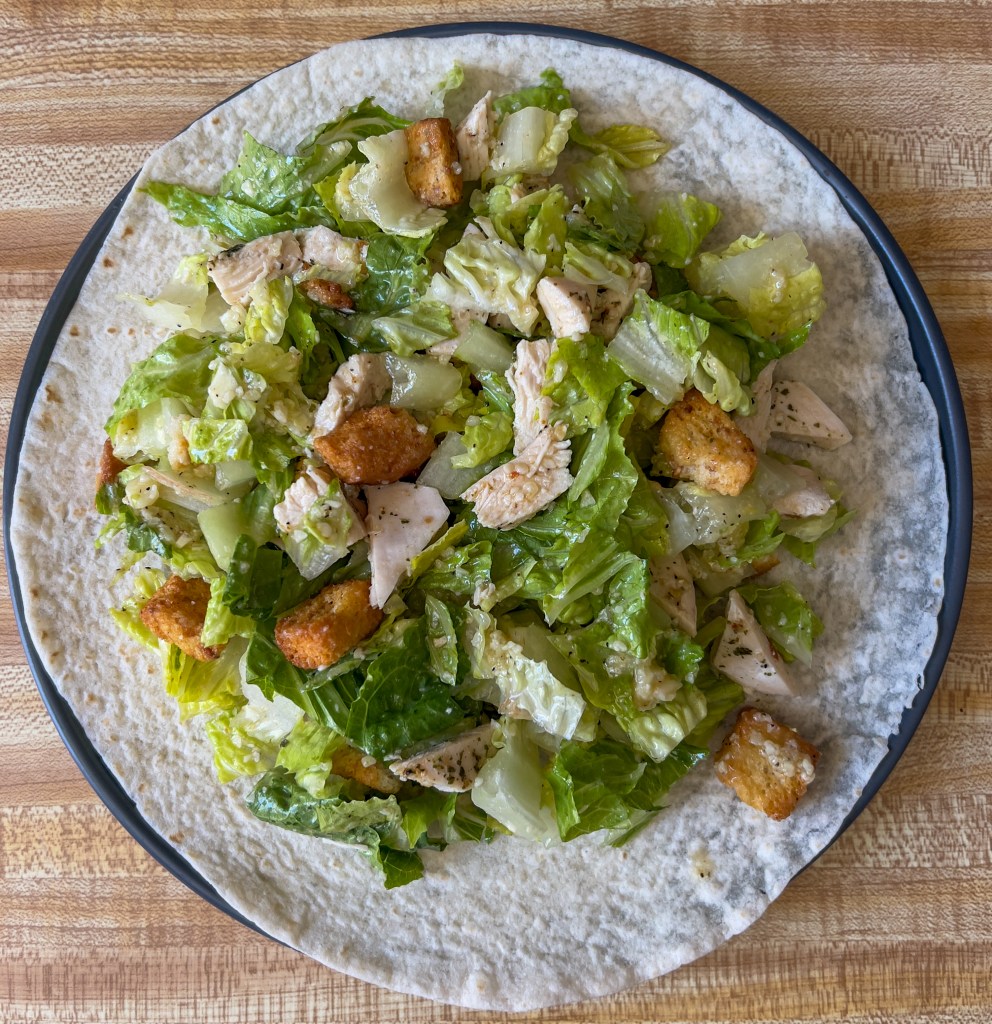Chicken caesar wrap