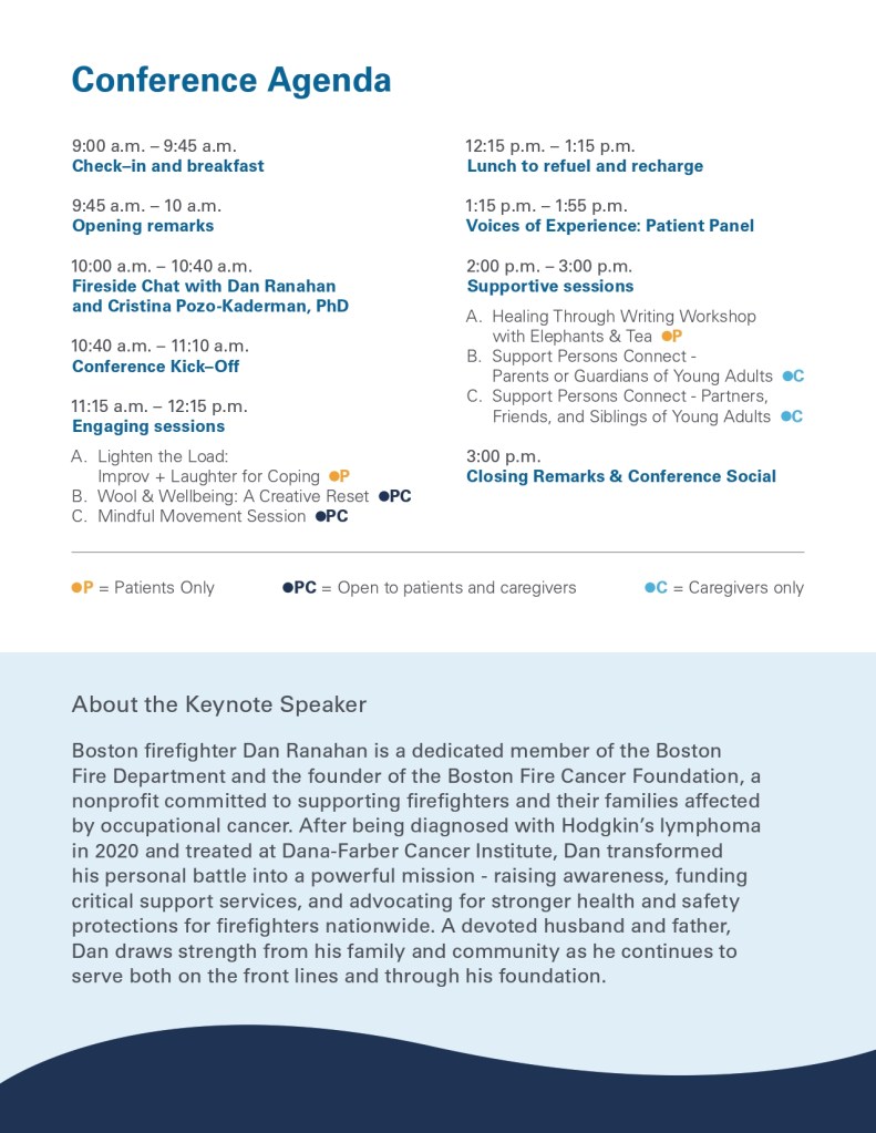 YAP conference itinerary