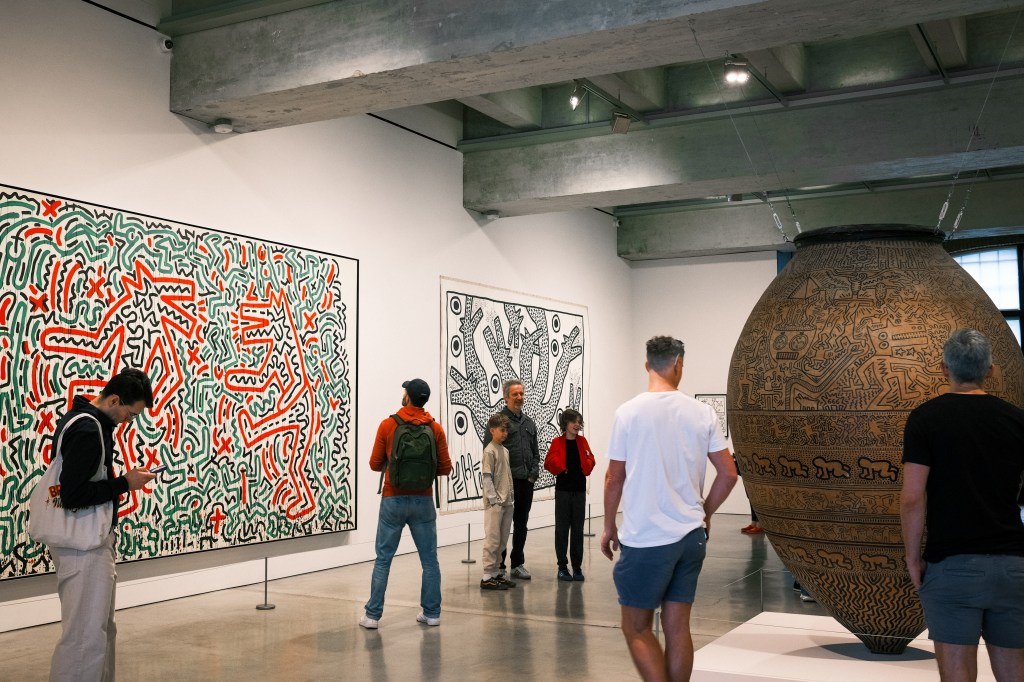 Keith Haring exhibit in New York City