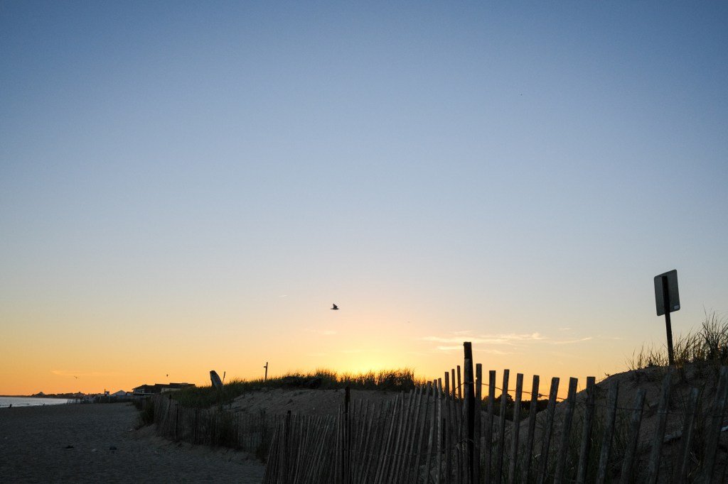 Beach scene in Westerly, RI