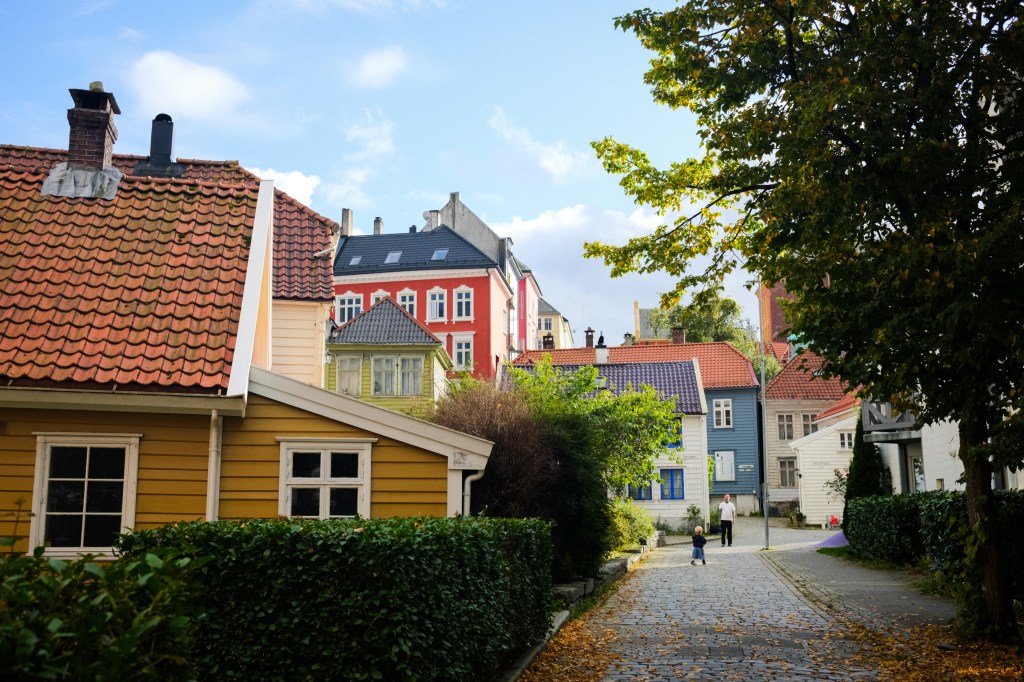 Bergen Norway street scene